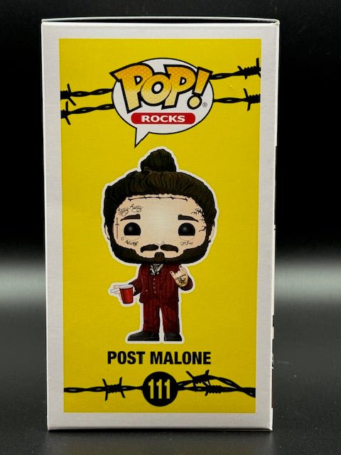 Post Malone Signed Funko Pop #111 - Curators Corner LLC