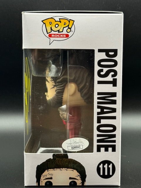 Post Malone Signed Funko Pop #111 - Curators Corner LLC