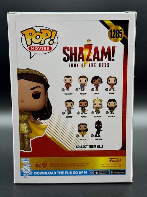 Rachel Zegler Signed Shazam Fury of the Gods Anthea Funko Pop #1285 - Curators Corner LLC