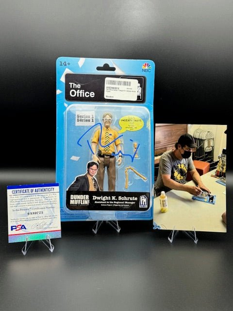 Rainn Wilson Signed The Office Dwight K. Schrute Action Figure - Curators Corner LLC