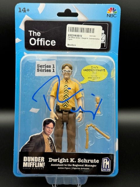 Rainn Wilson Signed The Office Dwight K. Schrute Action Figure - Curators Corner LLC