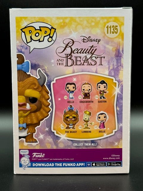 Robby Benson Signed and Inscribed Beauty and the Beast #1135 The Beast Funko Pop - Curators Corner LLC