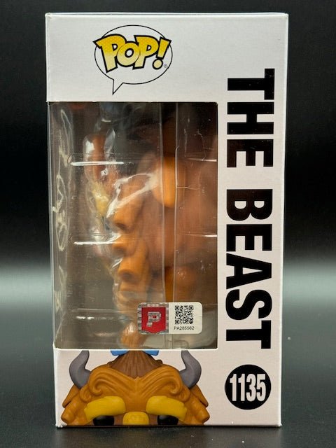 Robby Benson Signed and Inscribed Beauty and the Beast #1135 The Beast Funko Pop - Curators Corner LLC