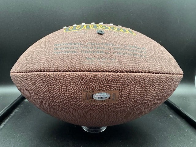 Robert Brazile Signed and Inscribed Football - Curators Corner LLC