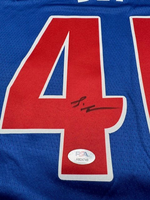 Saddiq Bey Signed Detroit Pistons Jersey - Curators Corner LLC