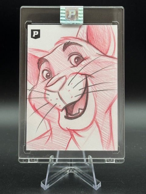 Scott Cook Signed and Inscribed Aristocats O'Malley Sketch Card - Curators Corner LLC