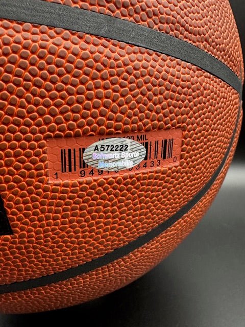 Sidney Moncrief Signed and Inscribed Bucks Basketball - Curators Corner LLC