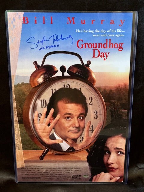 Stephen Tobolowsky Signed and Inscribed Groundhog Day Movie Poster 11x17 - Curators Corner LLC