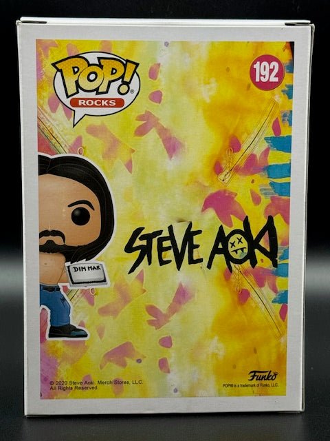 Steve Aoki Signed Funko Pop #192 - Curators Corner LLC