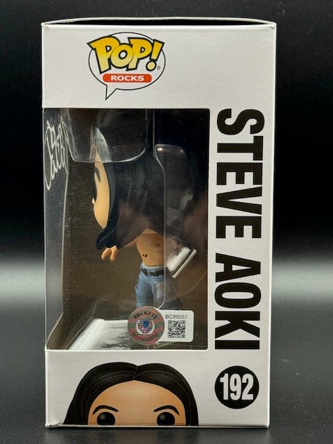 Steve Aoki Signed Funko Pop #192 - Curators Corner LLC