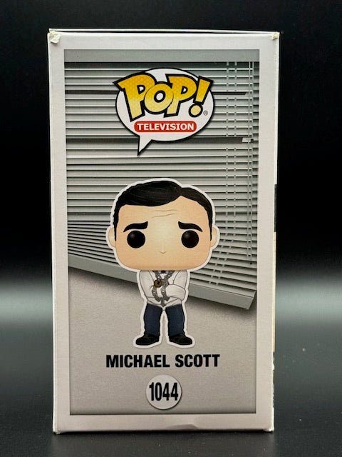 Steve Carell Signed The Office Michael Scott Funko Pop #1044 *blemished* - Curators Corner LLC