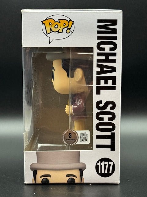 Steve Carell Signed The Office Michael Scott Funko Pop #1177 *FYE Exclusive* - Curators Corner LLC