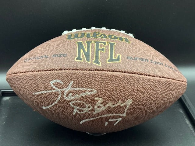 Steve DeBerg Signed Football - Curators Corner LLC