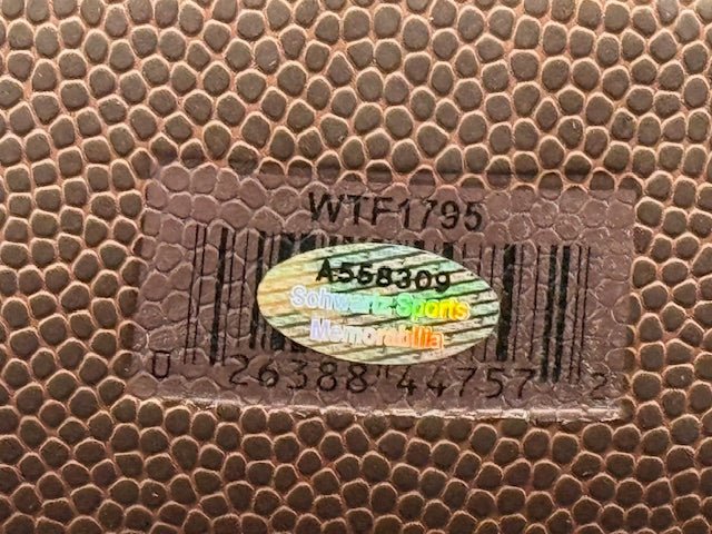 Steve DeBerg Signed Football - Curators Corner LLC