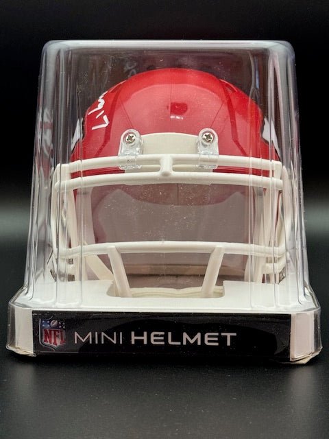 Steve DeBerg Signed Riddell Mini Helmet - Curators Corner LLC