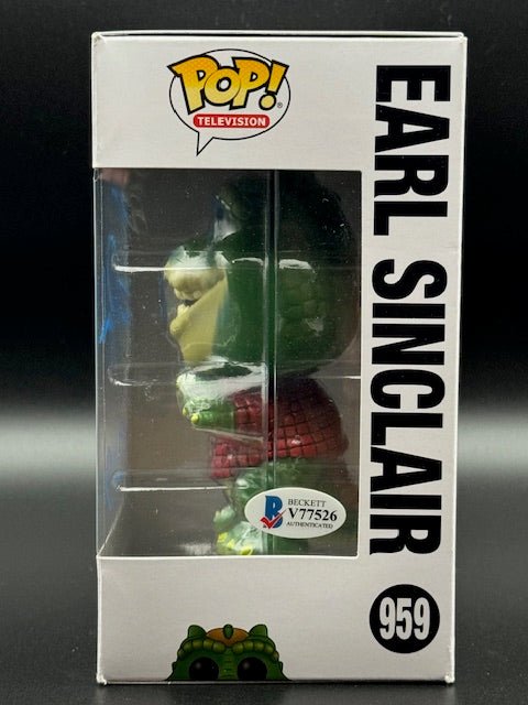 Stuart Pankin Signed Earl Sinclair Funko Pop #959 - Curators Corner LLC