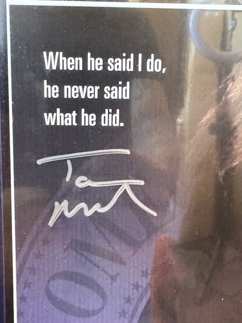 Tom Arnold Signed True Lies Movie Poster 11x17 - Curators Corner LLC