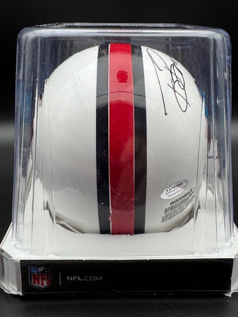 Tony Boselli Signed Riddell HOF Mini Helmet - Curators Corner LLC