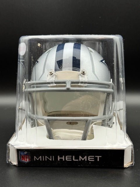 Tyler Biadasz Signed Dallas Cowboys Mini Helmet - Curators Corner LLC