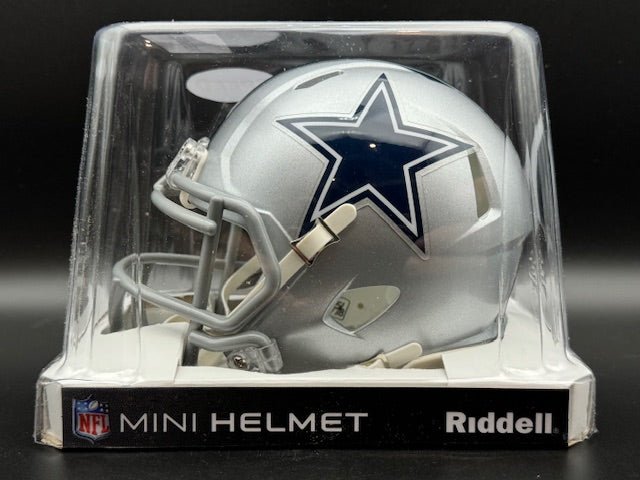 Tyler Biadasz Signed Dallas Cowboys Mini Helmet - Curators Corner LLC