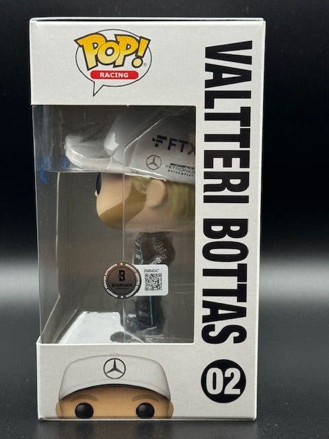 Valtteri Bottas Signed F1 Funko Pop #02 - Curators Corner LLC