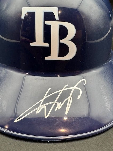 Wander Franco Signed Replica Baseball Helmet - Curators Corner LLC