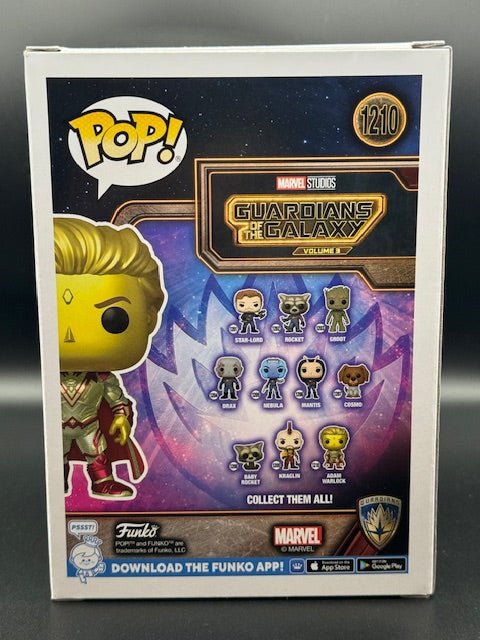 Will Poulter Signed Adam Warlock Funko Pop #1210 - Curators Corner LLC