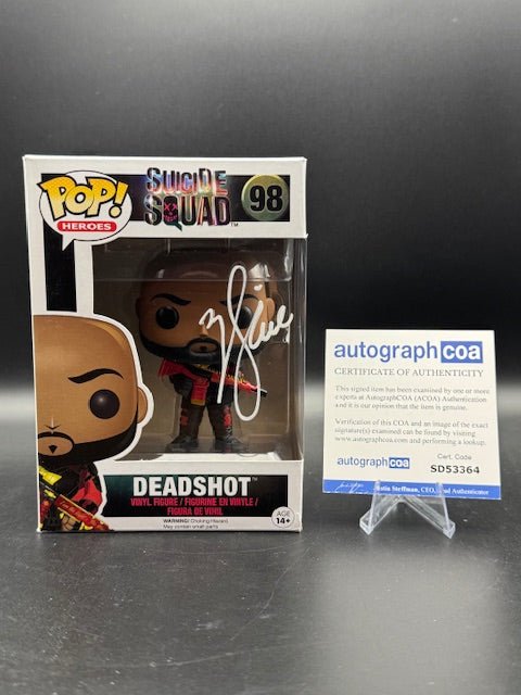Will Smith Signed Suicide Squad Deadshot Funko Pop #98 - Curators Corner LLC