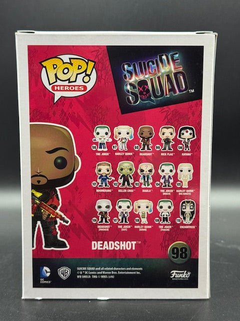 Will Smith Signed Suicide Squad Deadshot Funko Pop #98 - Curators Corner LLC