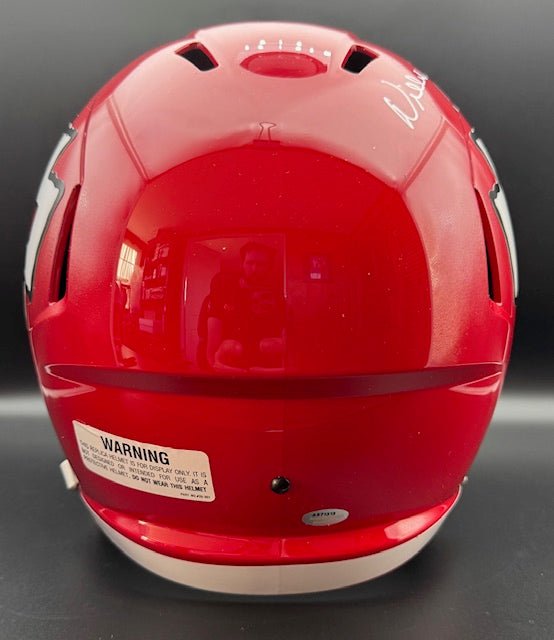 Willie Lanier Signed and Inscribed Full Size Kansas City Chiefs Throwback Replica Helmet - Curators Corner LLC