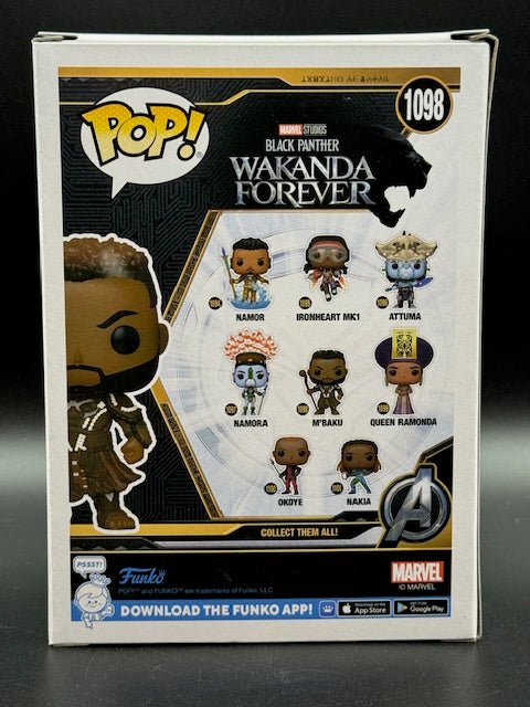 Winston Duke Signed Marvel Studios Black Panther Wakanda Forever M'Baku Funko Pop #1098 - Curators Corner LLC