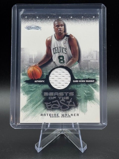 2001 - 2002 Fleer Showcase Beast From the East Antoine Walker Player Swatch Card - Curators Corner LLC