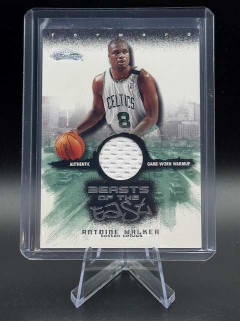 2001-2002 Fleer Showcase Beast From the East Antoine Walker Player Swatch Card