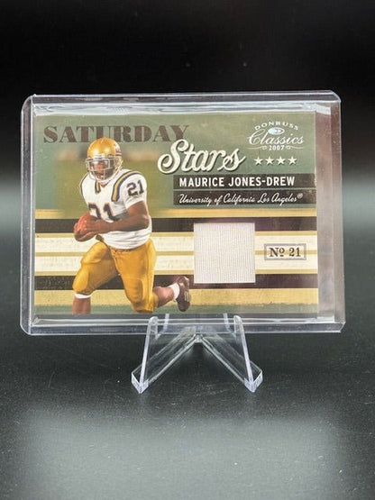 2007 Donruss Classics Saturday Stars Maurice Jones Drew Game Worn Material #SS10 Numbered 090/250 - Curators Corner LLC