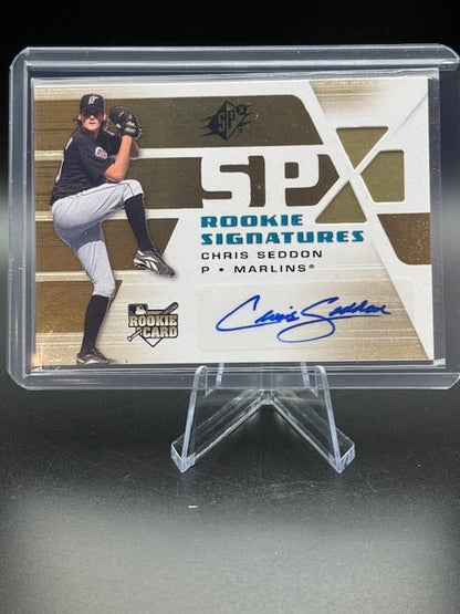2008 Upper Deck SPX Rookie Signature Chris Seddon Rookie Card #114 - Curators Corner LLC