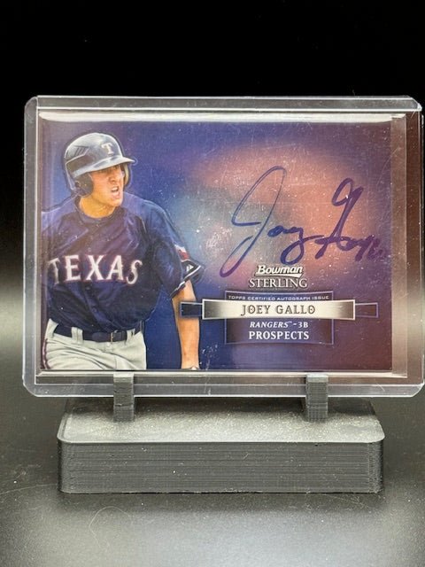 2012 Bowman Sterling Prospect Autographs JGA Joey Gallo ROOKIE AUTO RANGERS - Curators Corner LLC