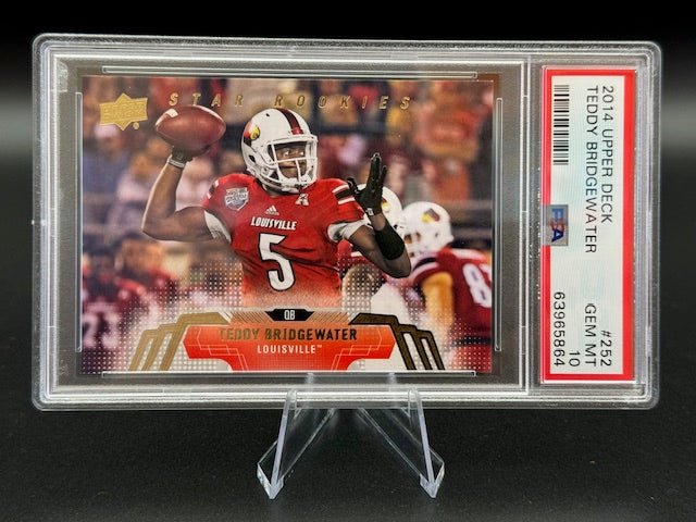 2014 Upper Deck Star Rookies Teddy Bridgewater PSA10 - Curators Corner LLC