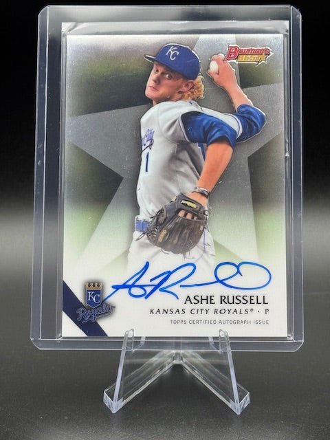 2015 Bowman's Best Ashe Russel Best of 2015 Autograph Card #B15 - ASR - Curators Corner LLC