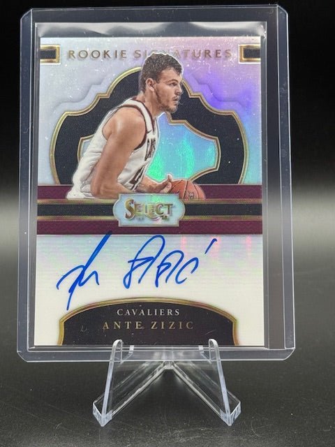 2017 - 18 Panini Select Rookie Signatures Ante Zizic Autograph Rookie Card #RS - ANT Numbered 140/199 - Curators Corner LLC