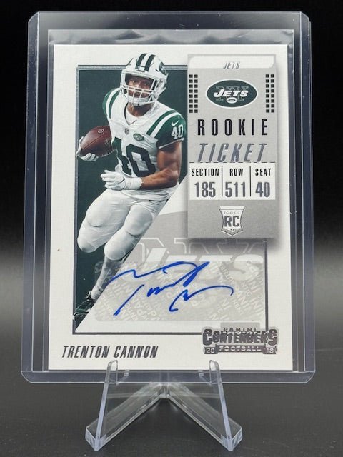 2018 Panini Contenders Rookie Ticket Trenton Cannon Autograph Card #269 - Curators Corner LLC