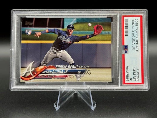 2018 Topps Update Ronald Acuna Jr Rookie Debut #US252 - Curators Corner LLC