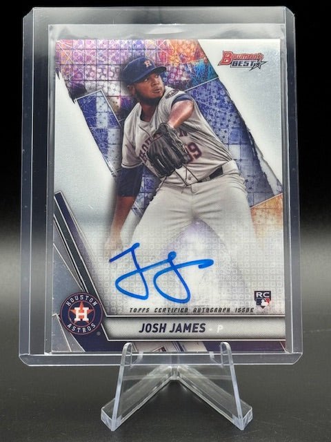 2019 Bowman's Best Josh James Autograph Rookie Card #B19 - JJ - Curators Corner LLC