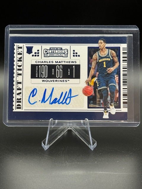 2019 Panini Contenders Draft Picks Basketball Charles Matthews Draft Ticket Signature #123 - Curators Corner LLC
