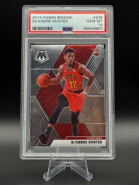 2019 Panini Mosaic D'Andre Hunter Rookie Card PSA 10 - Curators Corner LLC