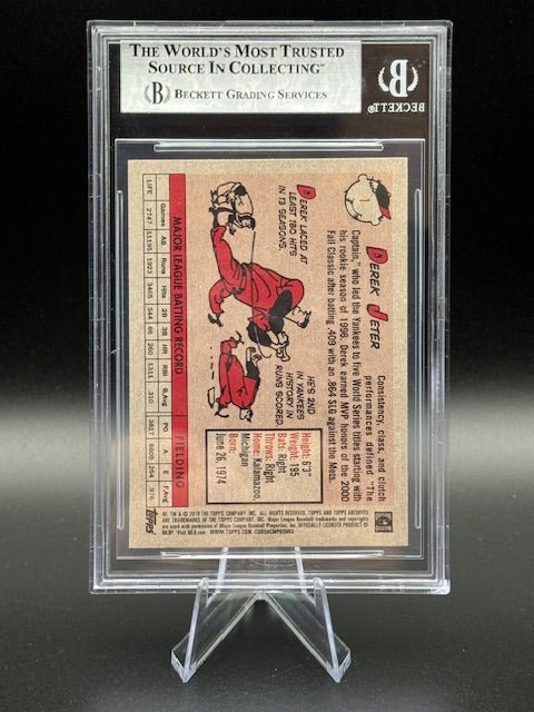 2019 Topps Archives Derek Jeter #1 BGS 8.5 - Curators Corner LLC