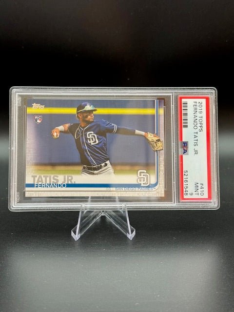 2019 Topps Fernando Tatis Jr. Rookie Card Graded PSA 9 Mint - Curators Corner LLC