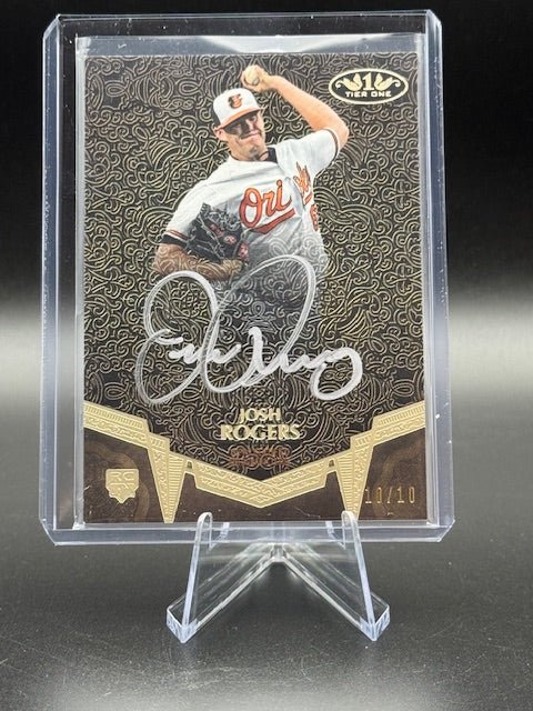 2019 Topps Top Tier One Baseball Josh Rogers Breakout Autograph Rookie Card #BA - JR Numbered 10/10 - Curators Corner LLC