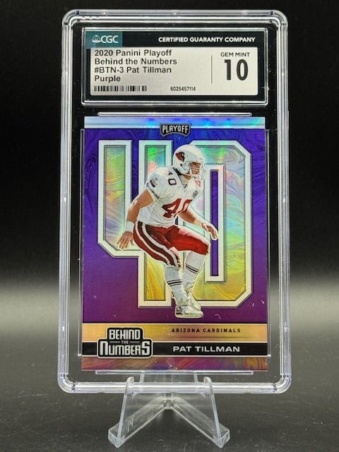 2020 Panini Behind the Numbers Pat Tillman BTN - 3 - Curators Corner LLC