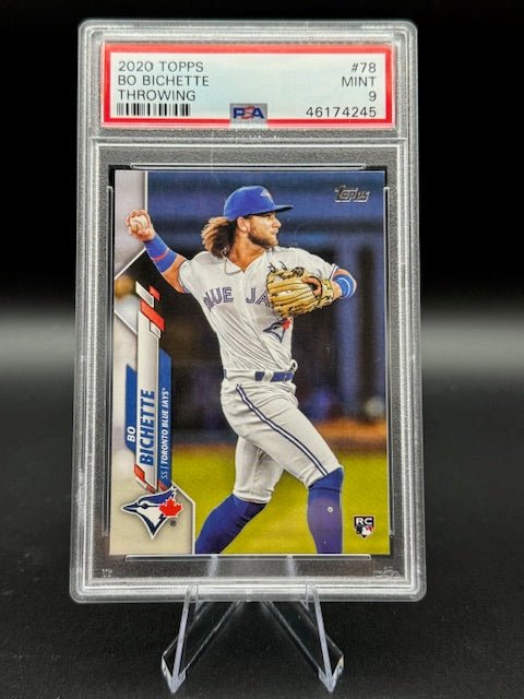 2020 Topps #78 Bo Bichette Rookie PSA 9 - Curators Corner LLC