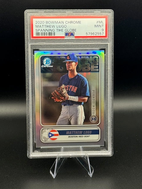 2020 MATTHEW LUGO BOWMAN CHROME #ML (PSA 9)